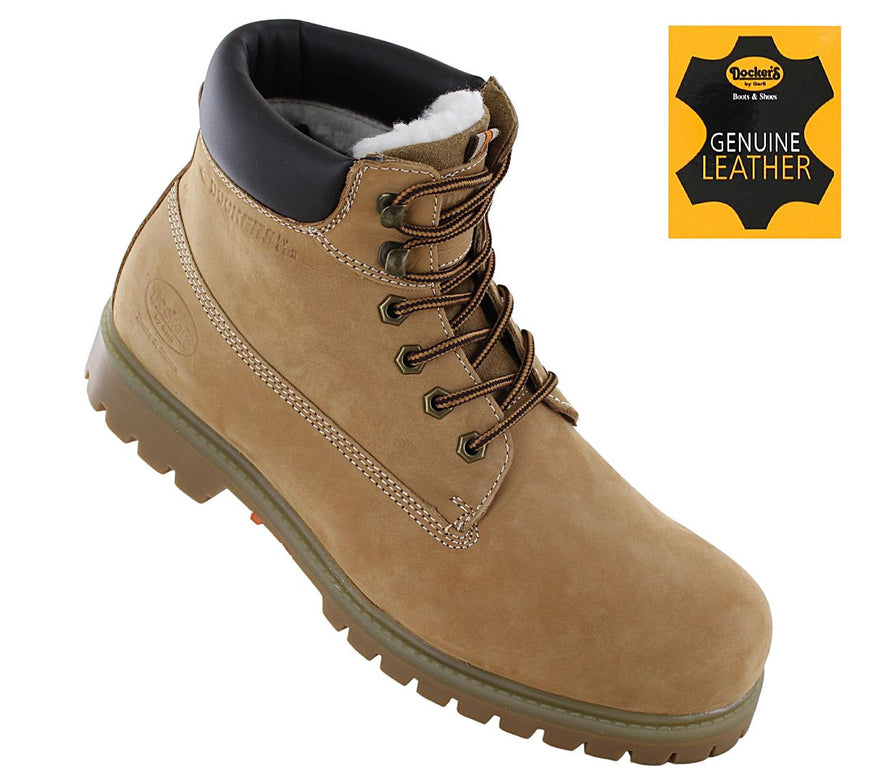 DOCKERS by Gerli Boots - Heren winterlaarzen gevoerde schoenen leer 53AX103-300910