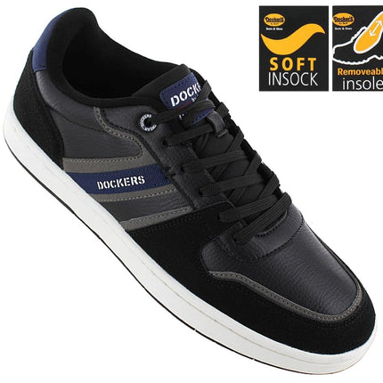 DOCKERS by Gerli 53BY002 - Men's Sneakers Shoes Black 642100