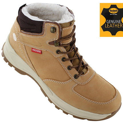 DOCKERS by Gerli Boots - Winterlaarzen heren, gevoerde schoenen, leer 53KL103-300910