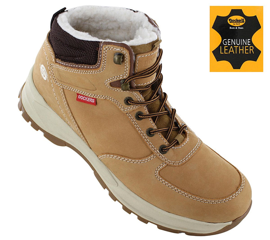 DOCKERS by Gerli Boots - Winterlaarzen heren, gevoerde schoenen, leer 53KL103-300910