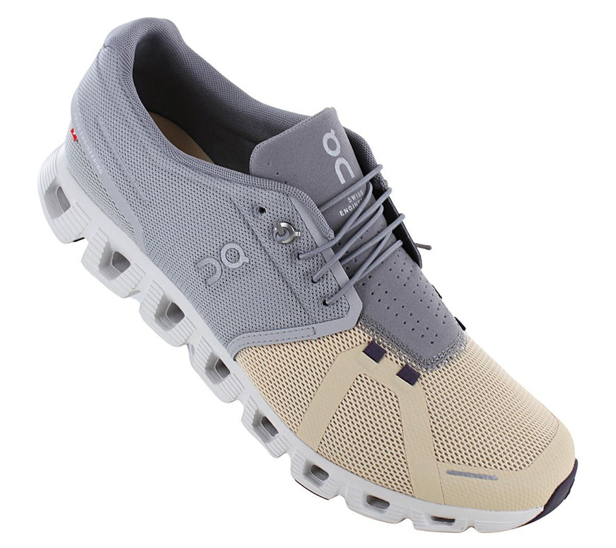 ON Running Cloud 5 - Herren Sneakers Schuhe Fog-Savannah 59.98017