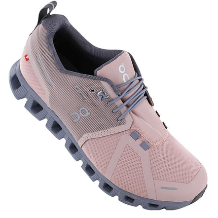 ON Running Cloud 5 WP Waterproof - Scarpe da ginnastica da donna Schuhe Rose-Fossil 59.98527