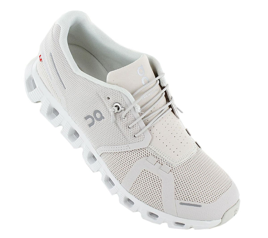 ON Running Cloud 5 - Damen Sneakers Laufschuhe Pearl-Weiß 59.98773