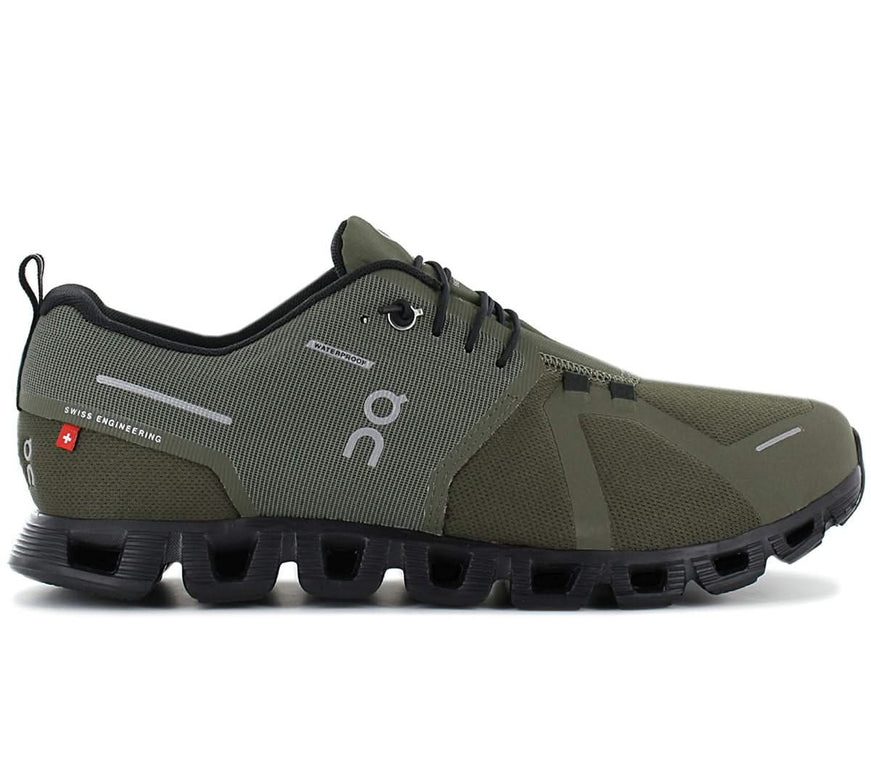 ON Running Cloud 5 WP Waterproof - Herren Sneakers Schuhe Olive-Black 59.98840