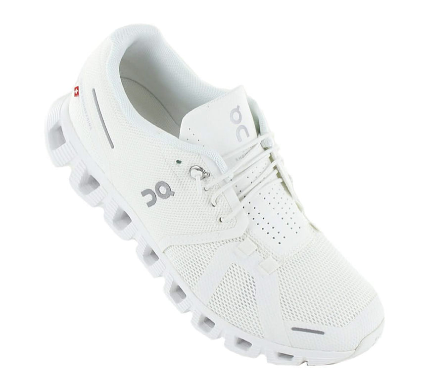 ON Running Cloud 5 - Damen Sneakers Sport Schuhe All-White 59.98902