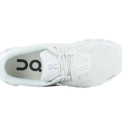 ON Running Cloud 5 - Damen Sneakers Sport Schuhe All-White 59.98902