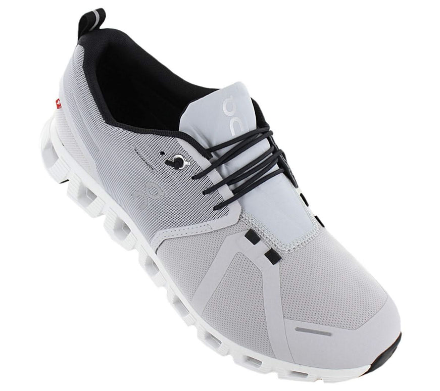 ON Running Cloud 5 WP Waterproof - Men's Sneakers Running Shoes Glacier Grey 59.98841