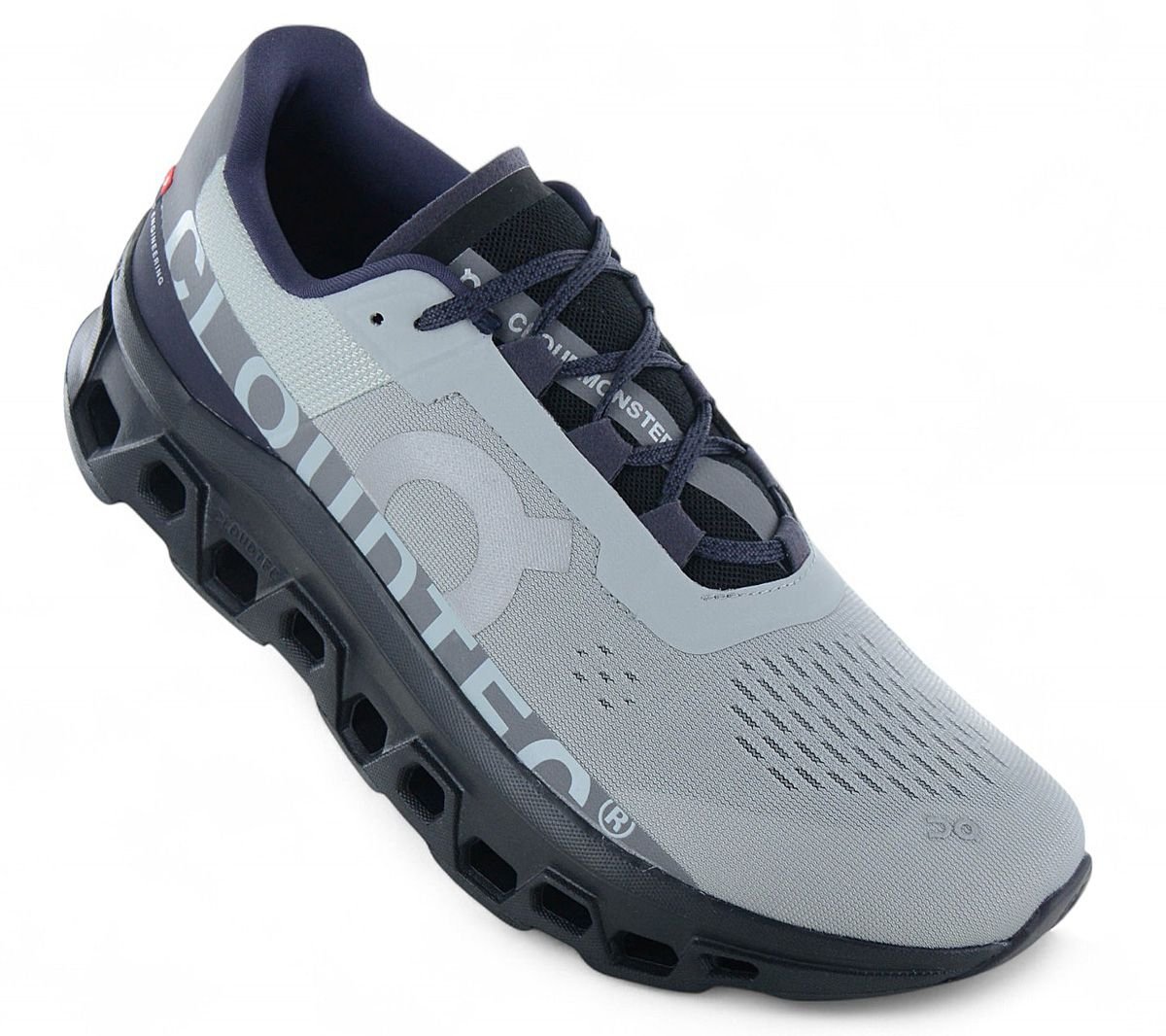 ON Running Cloudmonster - Herren Laufschuhe Sportschuhe Glacier - Black 61.97656 - Brandstyle24