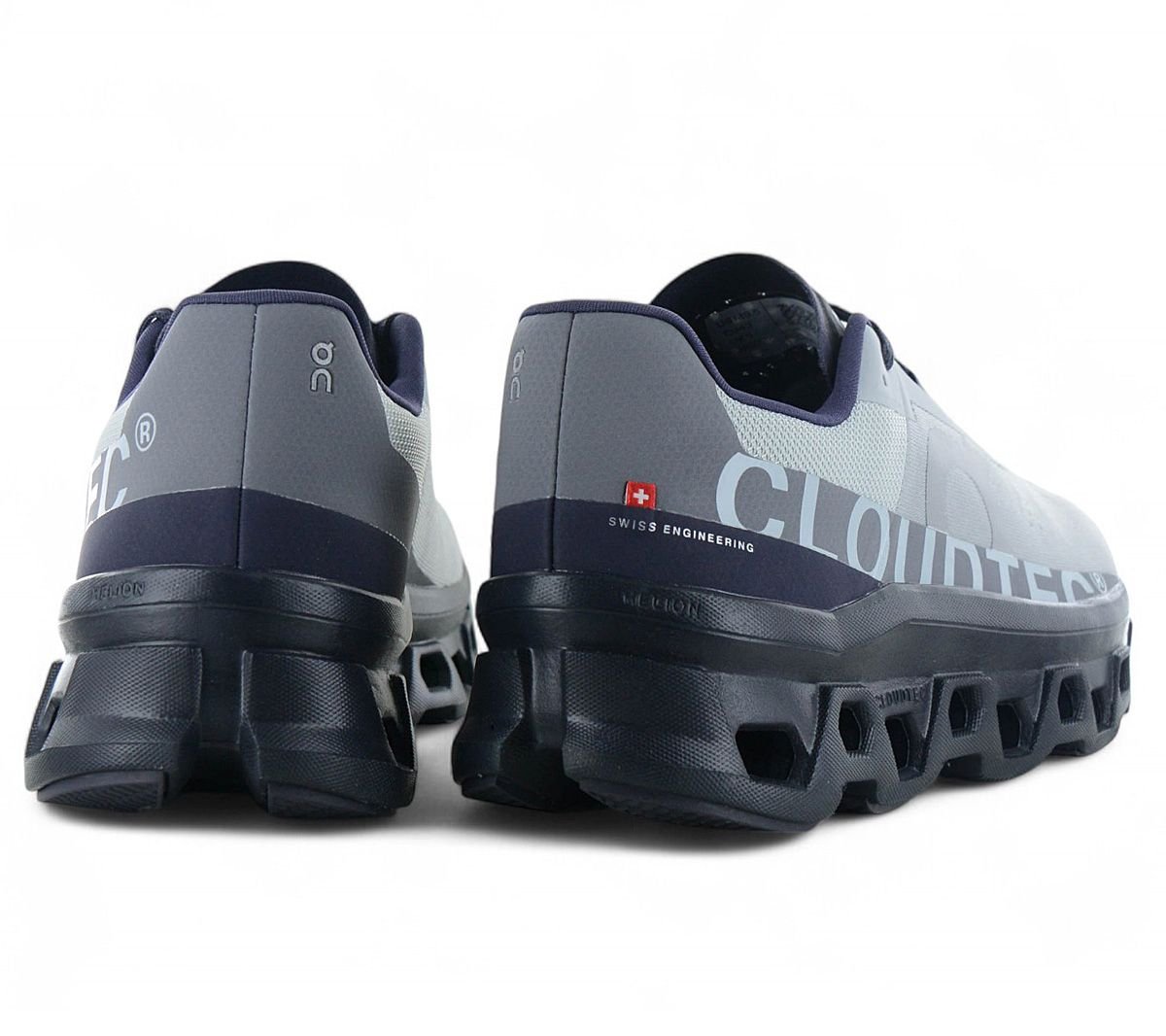 ON Running Cloudmonster - Herren Laufschuhe Sportschuhe Glacier - Black 61.97656 - Brandstyle24