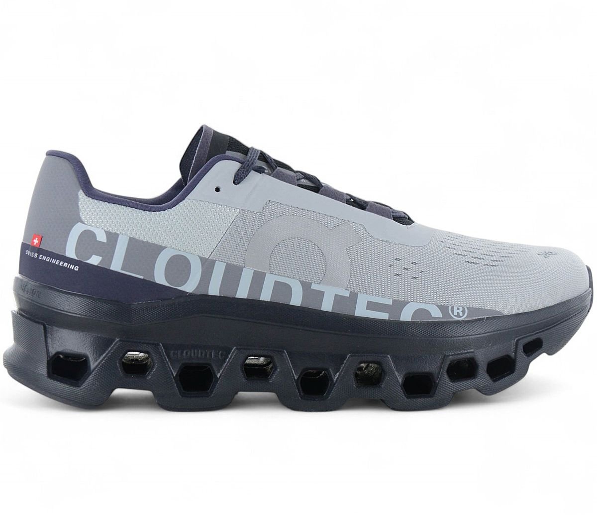ON Running Cloudmonster - Herren Laufschuhe Sportschuhe Glacier - Black 61.97656 - Brandstyle24