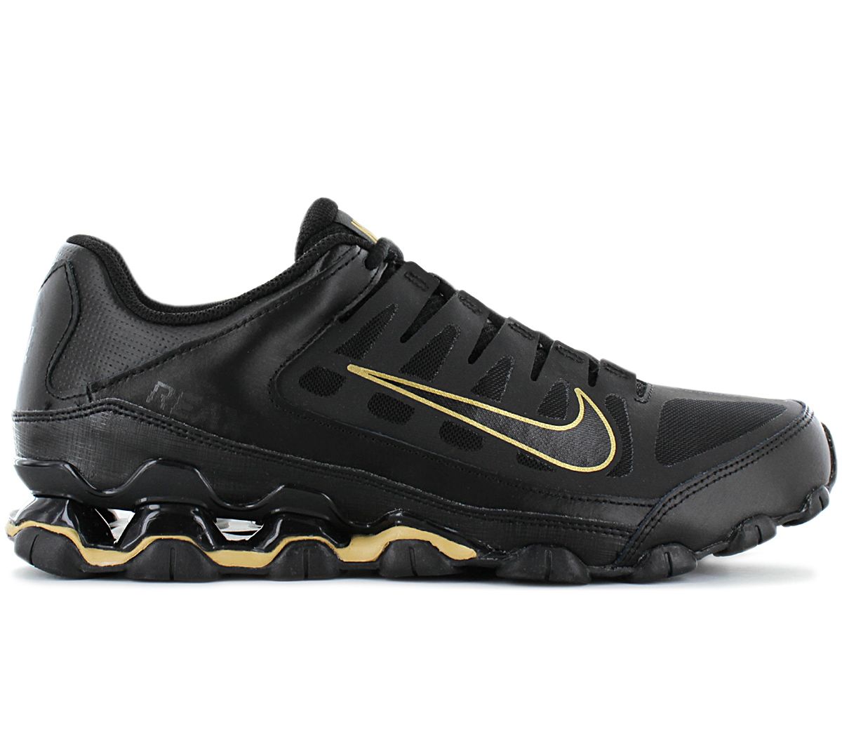 Nike REAX 8 TR Mesh - Herren Sneakers Schuhe Schwarz-Gold 621716-020