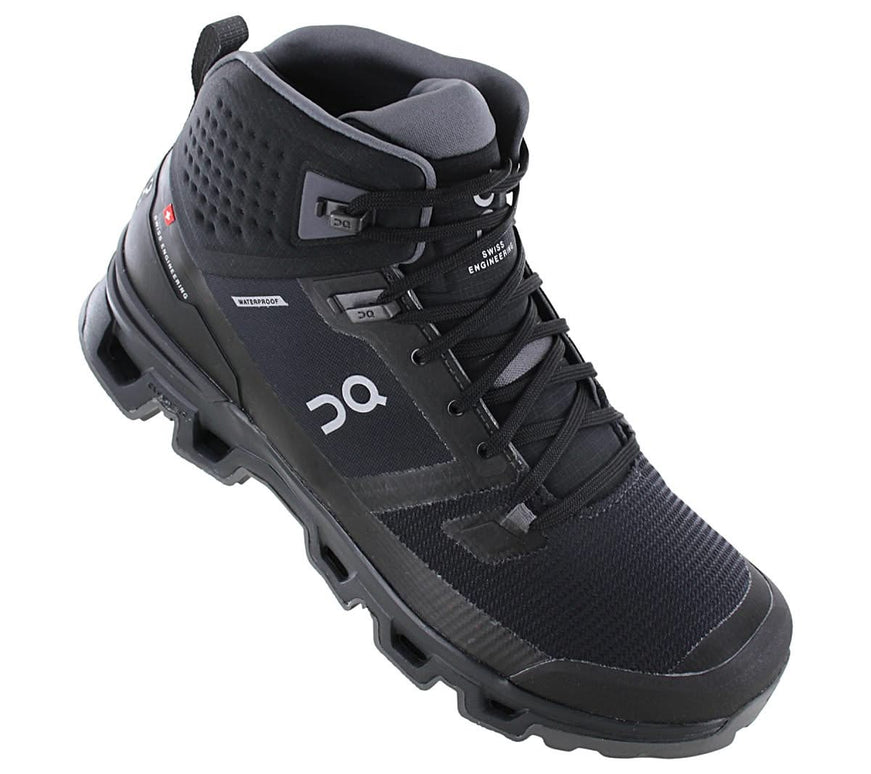 ON Running Cloudrock 2 WP Waterproof - Herren Wanderschuhe Trekking Schuhe Schwarz 63.98613