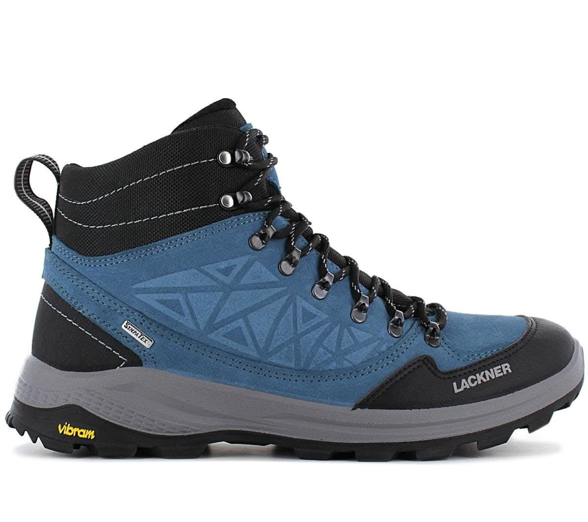 Lackner Kitzbühel Mission STX - SympaTex - Herren Trekking Schuhe Wanderschuhe Blau 6311 - Brandstyle24