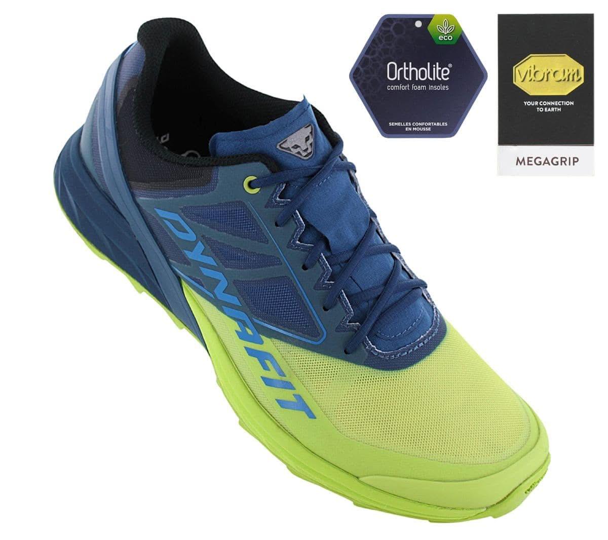 DYNAFIT Alpine - Herren Trail-Running Schuhe Laufschuhe Blau-Grün 64064-8836 - Brandstyle24