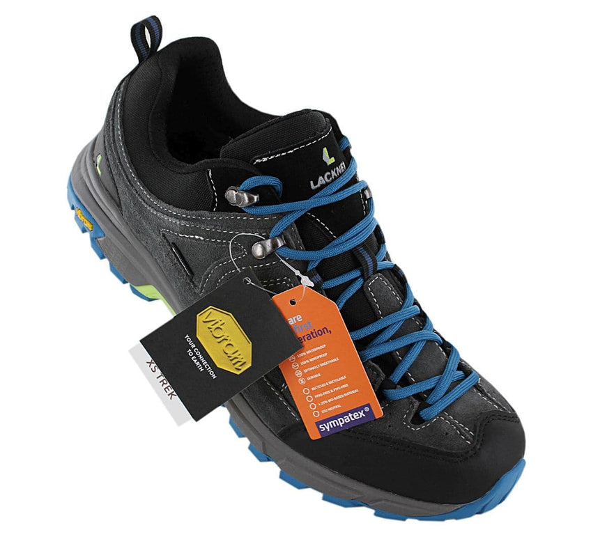 Lackner Kitzbühel Matrei STX - SympaTex Vibram - scarpe da trekking da uomo grigio-nero 6824-GP