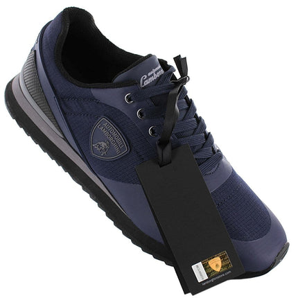 AUTOMOBILI LAMBORGHINI Sneakers E0XUBSA1 - Herren Motorsport Schuhe Blau 71304-239