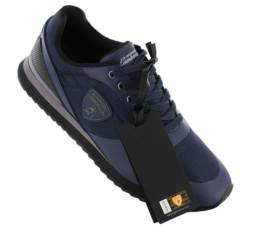 AUTOMOBILI LAMBORGHINI Sneakers E0XUBSA1 - Chaussures de sport automobile pour hommes Bleu 71304-239