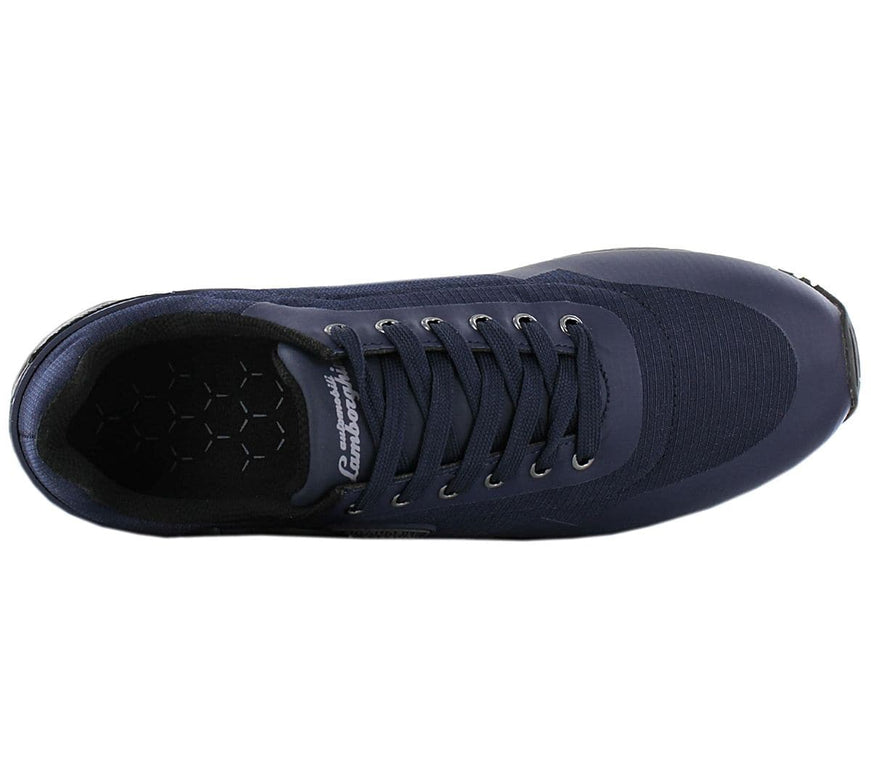 AUTOMOBILI LAMBORGHINI Sneakers E0XUBSA1 - Chaussures de sport automobile pour hommes Bleu 71304-239