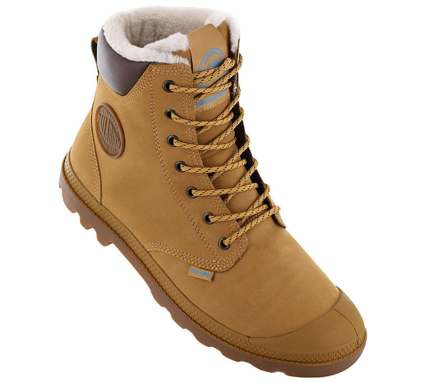 PALLADIUM Pampa Sport Cuff WPS - Men's Boots Lined Leather Brown 72992-228-M