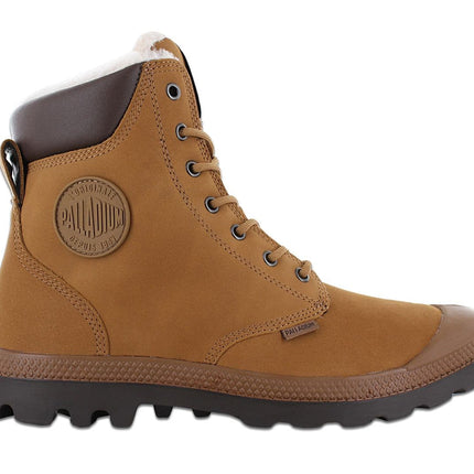 PALLADIUM Pampa Sport Cuff WPS - Men's Boots Lined Leather Brown 72992-697-M