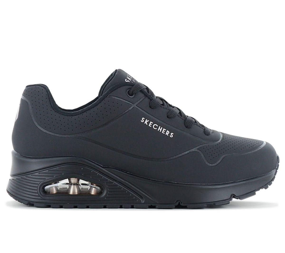 Skechers Uno - Stand on Air - Damen Sneakers Schuhe Schwarz 73690 - BBK - Brandstyle24