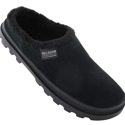 PALLADIUM Palladune Mule Warm - Slipper Slippers Leather Black 74337-008-M