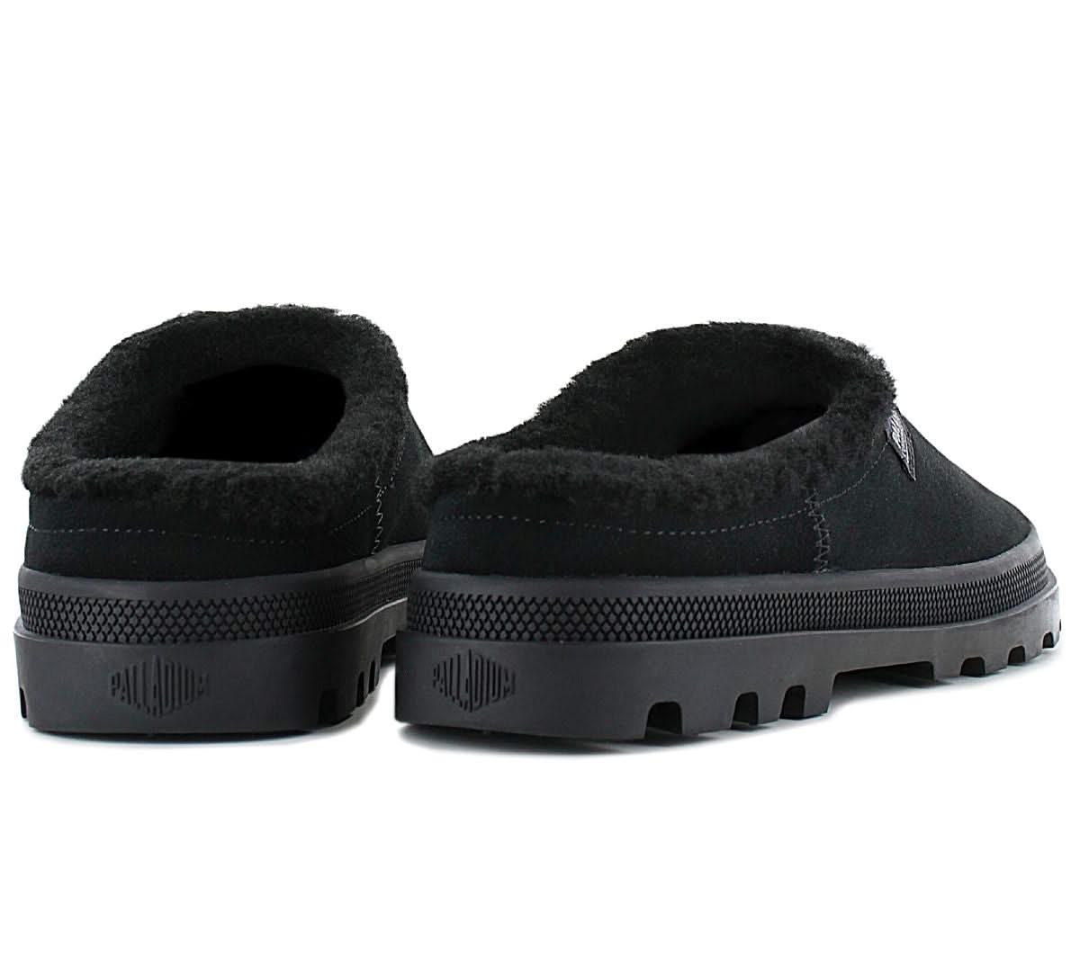 PALLADIUM Palladune Mule Warm - Slipper Hausschuhe Leder Schwarz 74337 - 008 - M - Brandstyle24