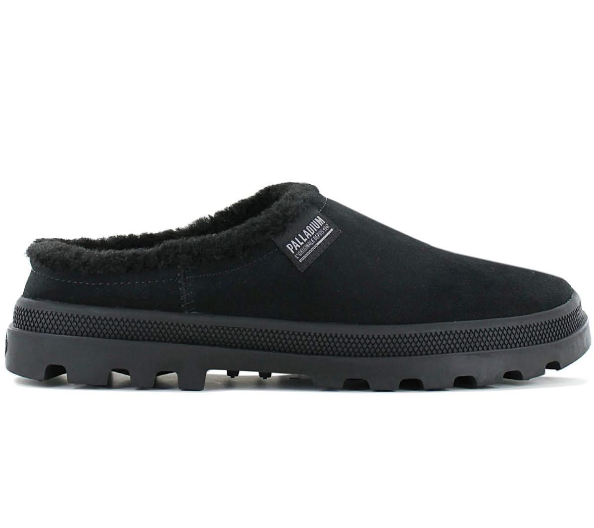 PALLADIUM Palladune Mule Warm - Slipper Hausschuhe Leder Schwarz 74337 - 008 - M - Brandstyle24