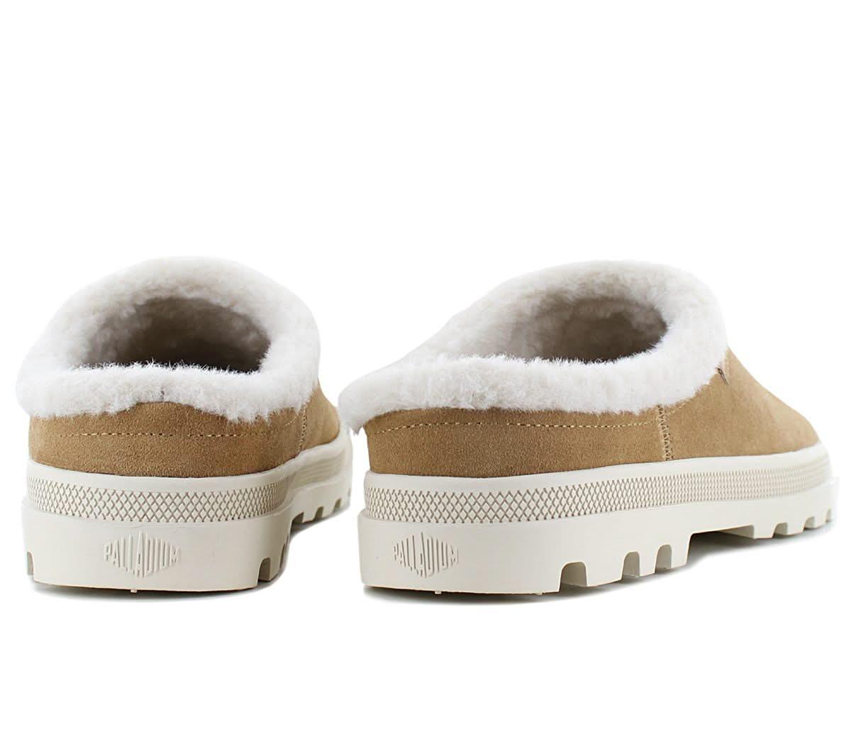 PALLADIUM Palladune Mule Warm - Slipper Hausschuhe Leder Braun 74337 - 252 - M - Brandstyle24
