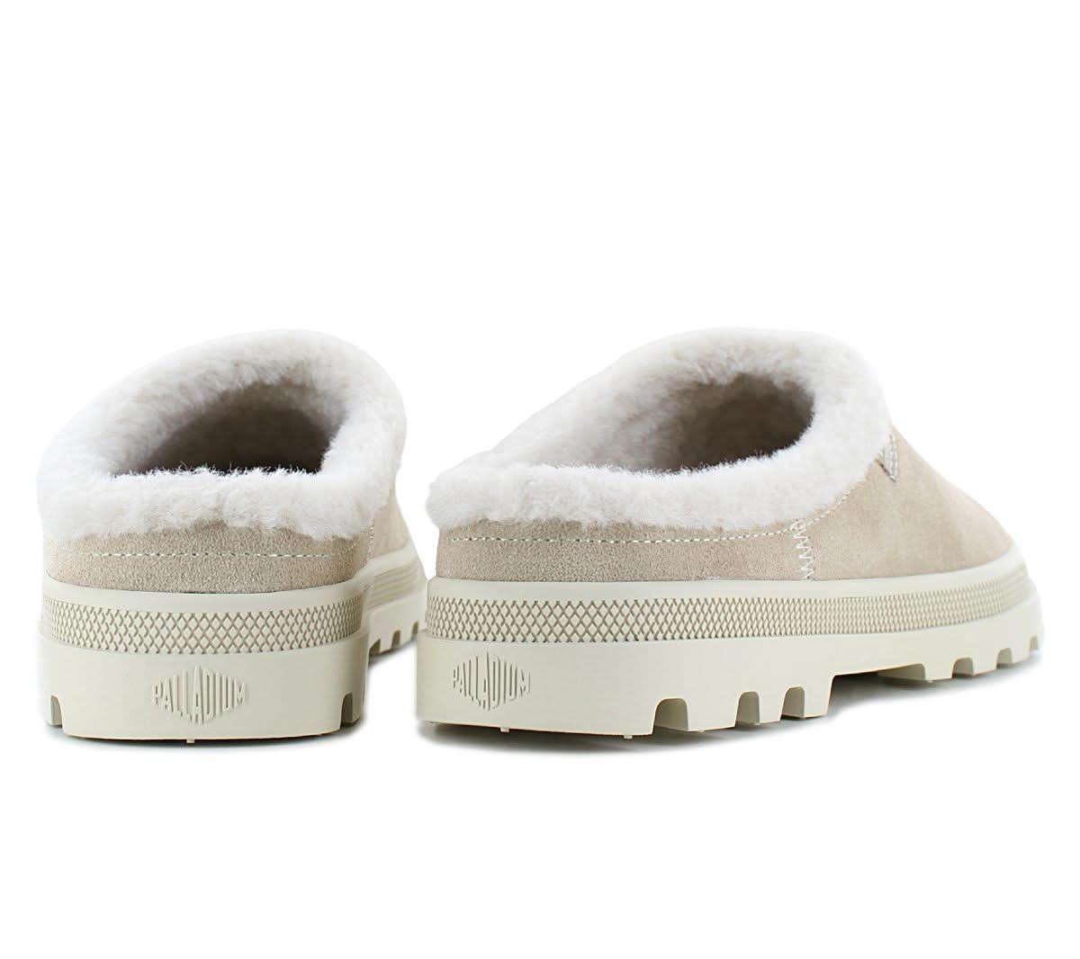 PALLADIUM Palladune Mule Warm - Slipper Hausschuhe Leder Beige 74337 - 271 - M - Brandstyle24