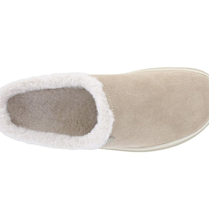 PALLADIUM Palladune Mule Warm - Slipper Hausschuhe Leder Beige 74337-271-M