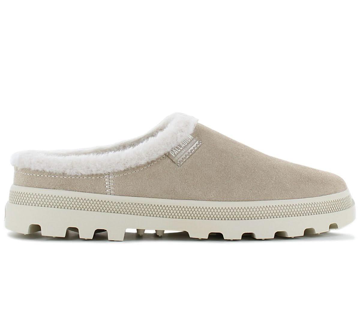 PALLADIUM Palladune Mule Warm - Slipper Hausschuhe Leder Beige 74337 - 271 - M - Brandstyle24