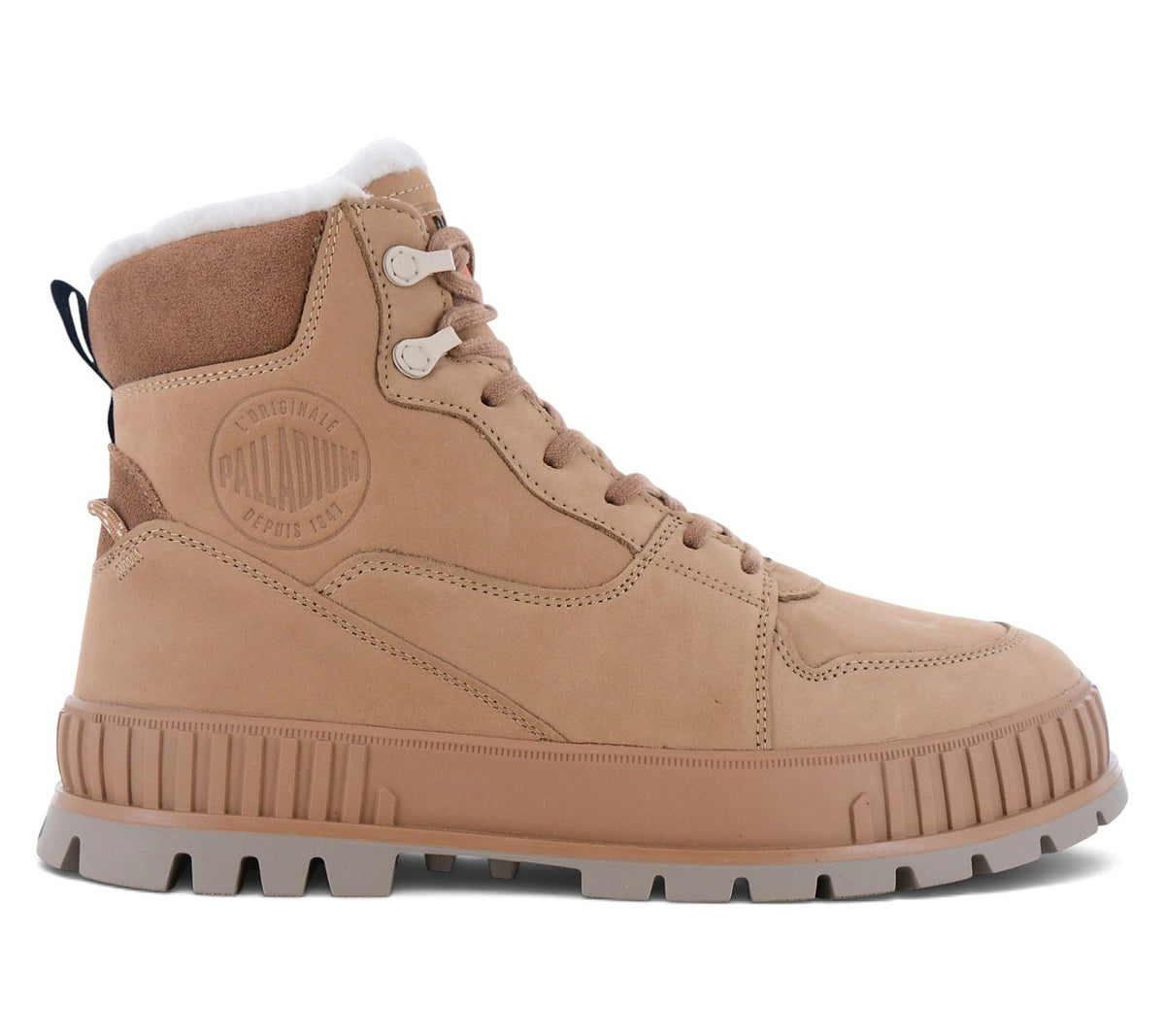 Palladium Pallashock Warm WP - Herren Winter Stiefel Gefüttert Braun 74351-252-M