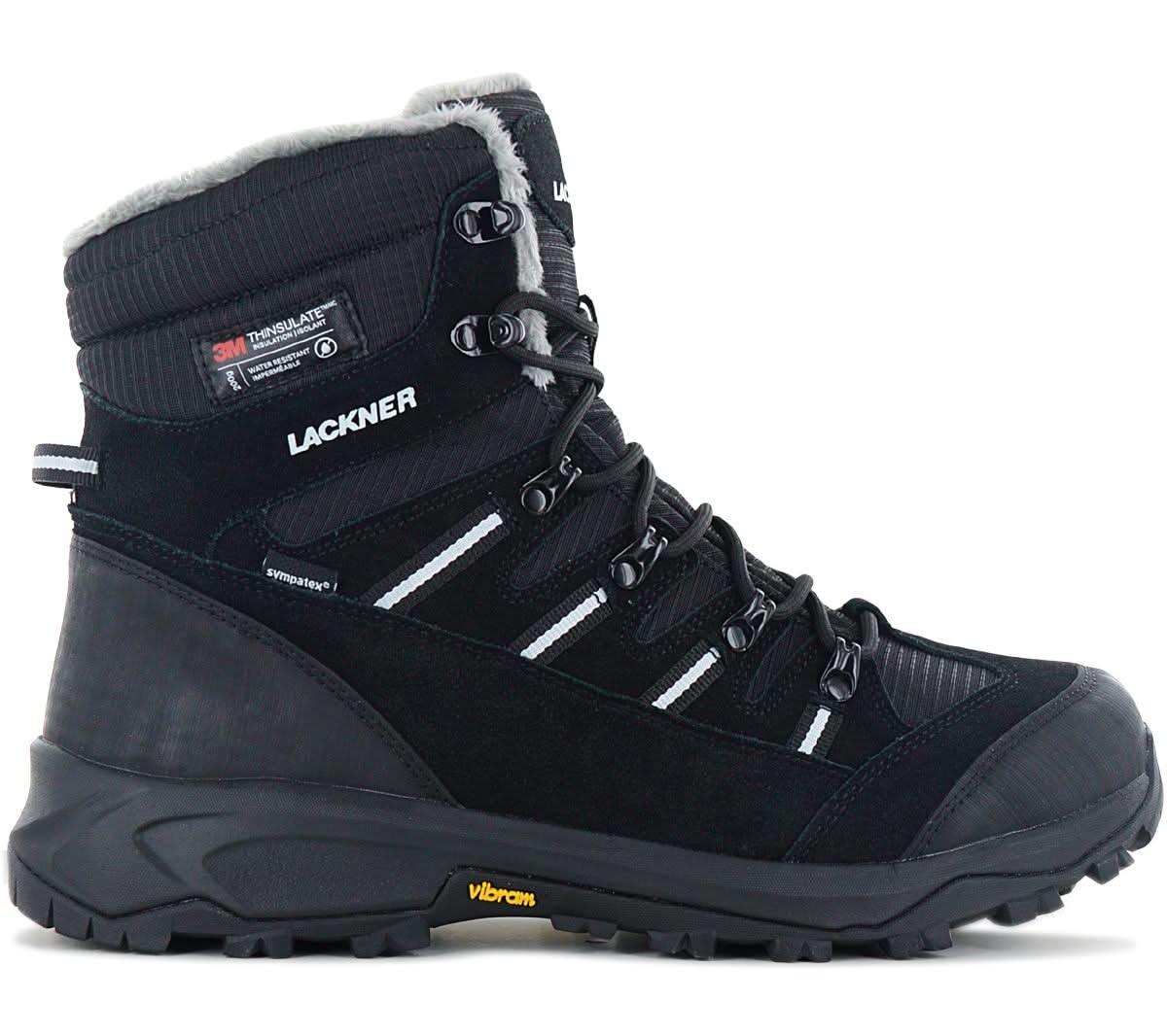 Lackner Kitzbühel Snowbound STX Thinsulate - Herren Winter Stiefel Gefüttert Isoliert 7449 Schwarz - Brandstyle24