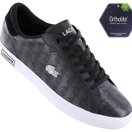 LACOSTE Powercourt 124 - Chaussures Baskets Homme Noir 747SMA0090312