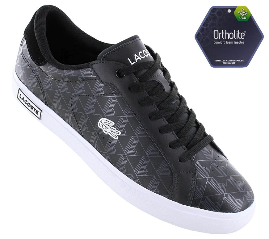 LACOSTE Powercourt 124 - Chaussures Baskets Homme Noir 747SMA0090312