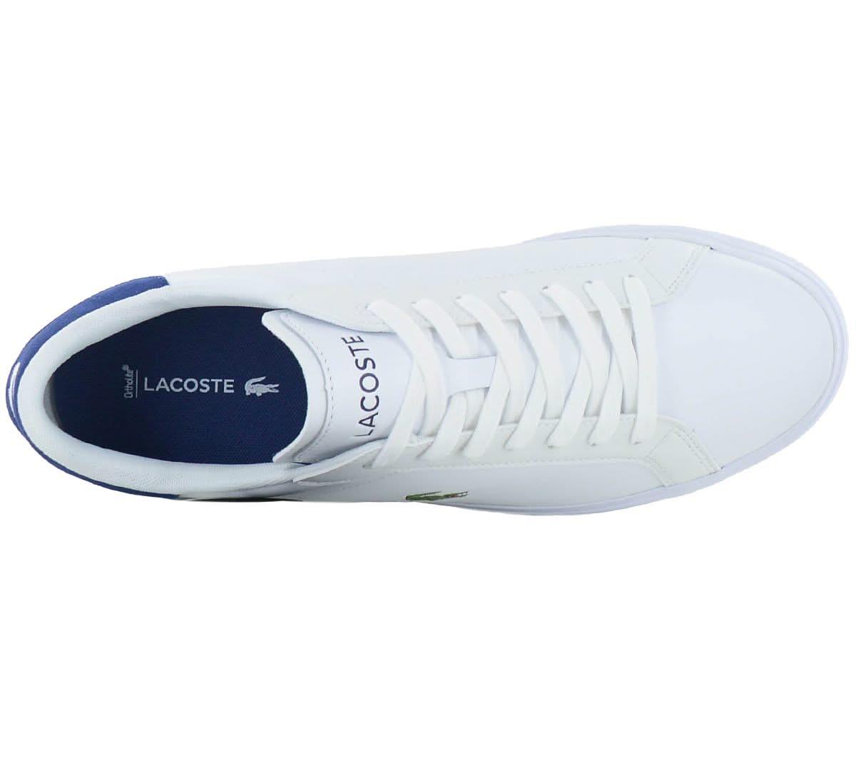 LACOSTE Powercourt 224 - Herren Sneakers Schuhe Leder Weiß 748SMA0001042 - Brandstyle24