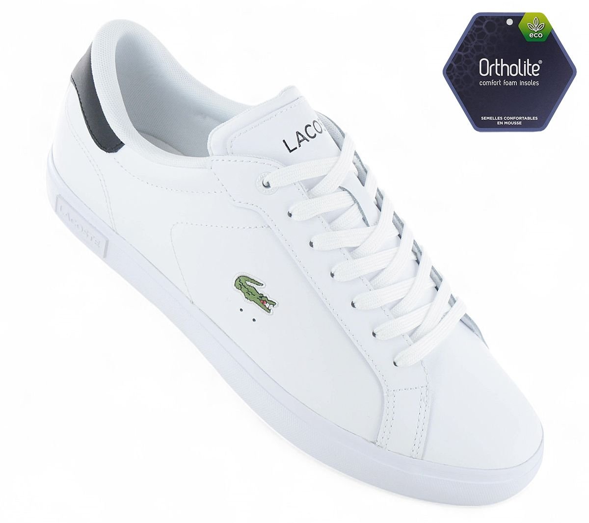 LACOSTE Powercourt 125 - Herren Sneakers Schuhe Leder Weiß 749SMA0081147 - Brandstyle24