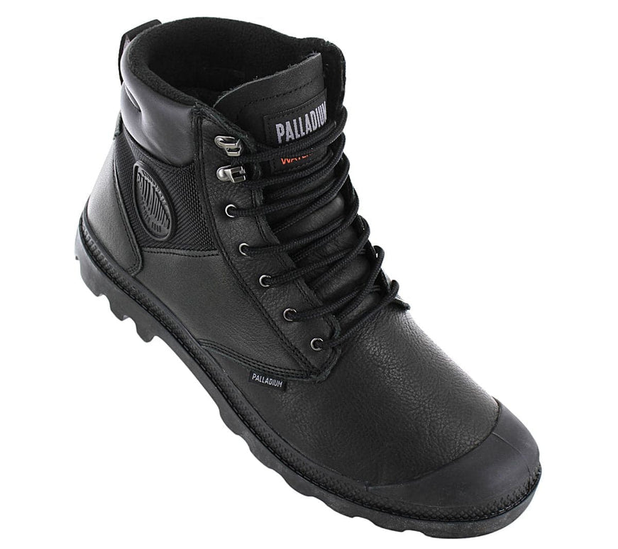 PALLADIUM Pampa Shield WP+ Leather - Waterproof - Men's Boots Leather Black 76844-008-M