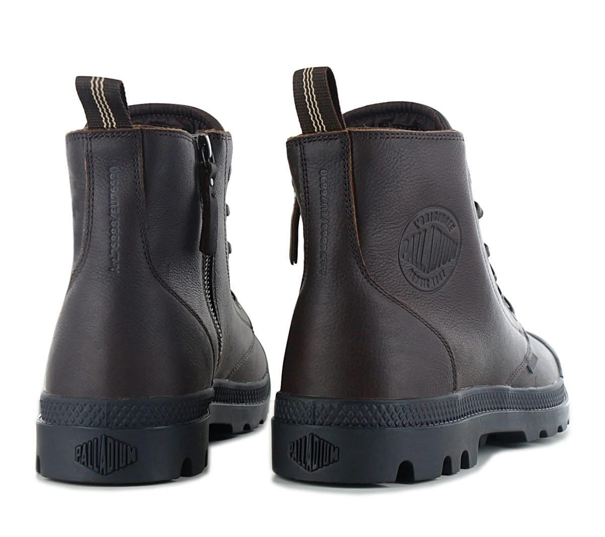 PALLADIUM Pampa Hi Zip Leather ESS - Herren Stiefel Boots Leder Braun 76888 - 248 - M - Brandstyle24
