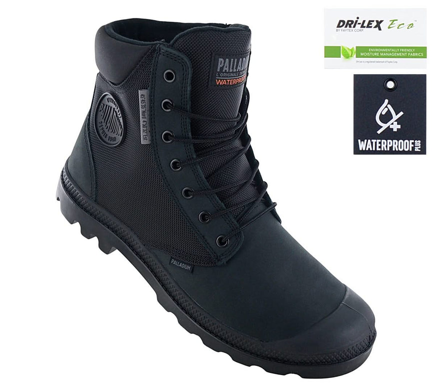 PALLADIUM Pampa SC WPN U-S Waterproof - Stivali Uomo Stivali Nero 77235-010-M