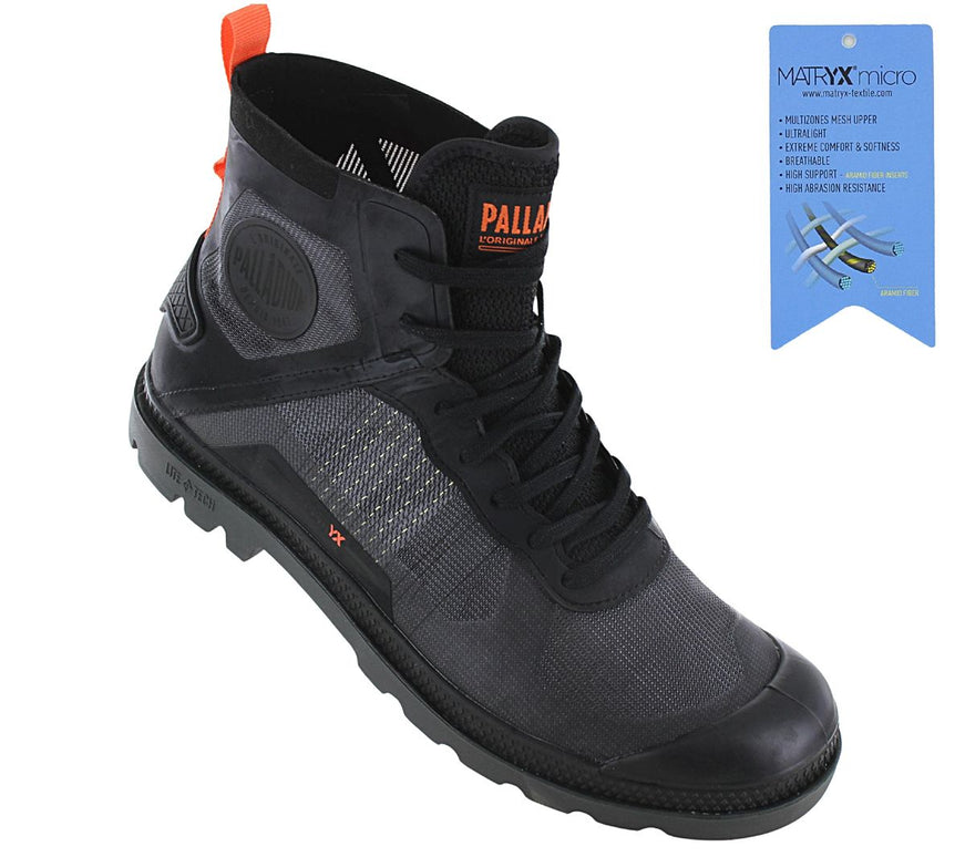 PALLADIUM Pampa Lite + Matryx - Bottes pour hommes Noir 78598-008-M