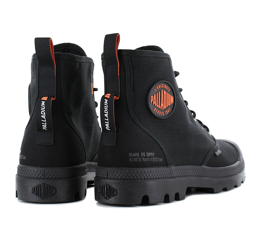 PALLADIUM Pampa HI SUPPLY RS - Botas Hombre Botas Lona Negro 78881-008-M