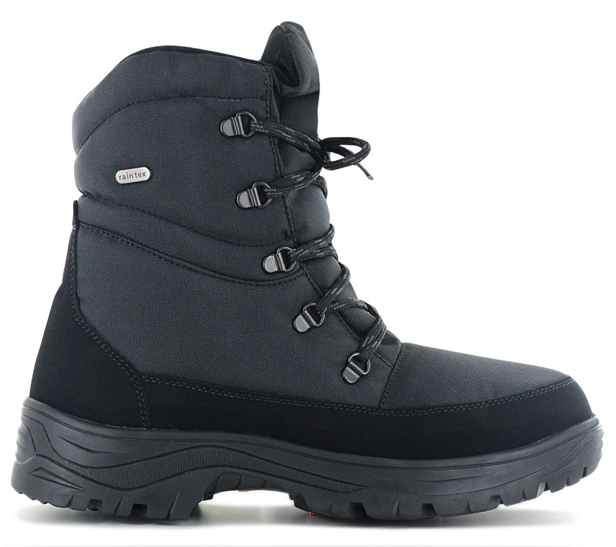 Lackner Kitzbühel Sven TX - Herren Winter Stiefel mit integrierten Spikes 7930 Schwarz