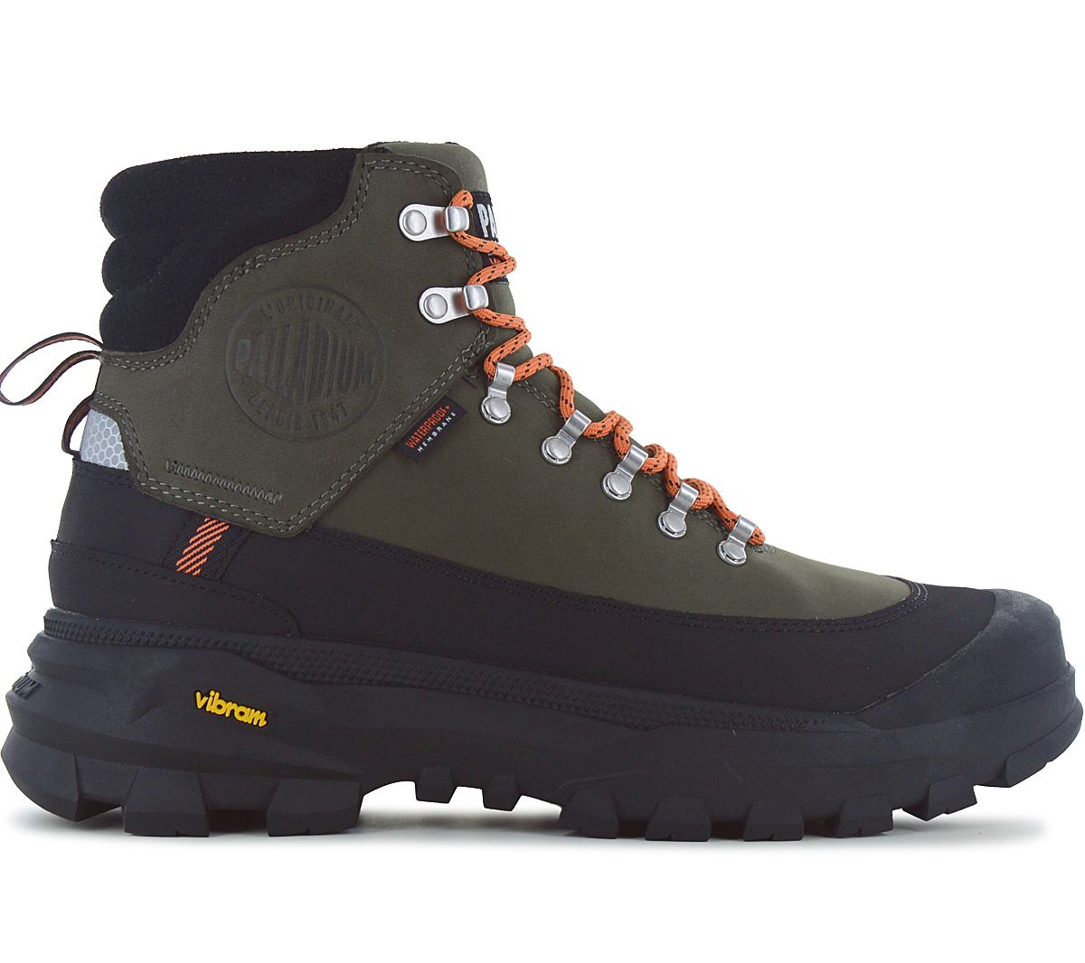 PALLADIUM Pallarider Thins WP+ Waterproof - Herren Winter Stiefel Boots Schuhe Grün 79540-361-M