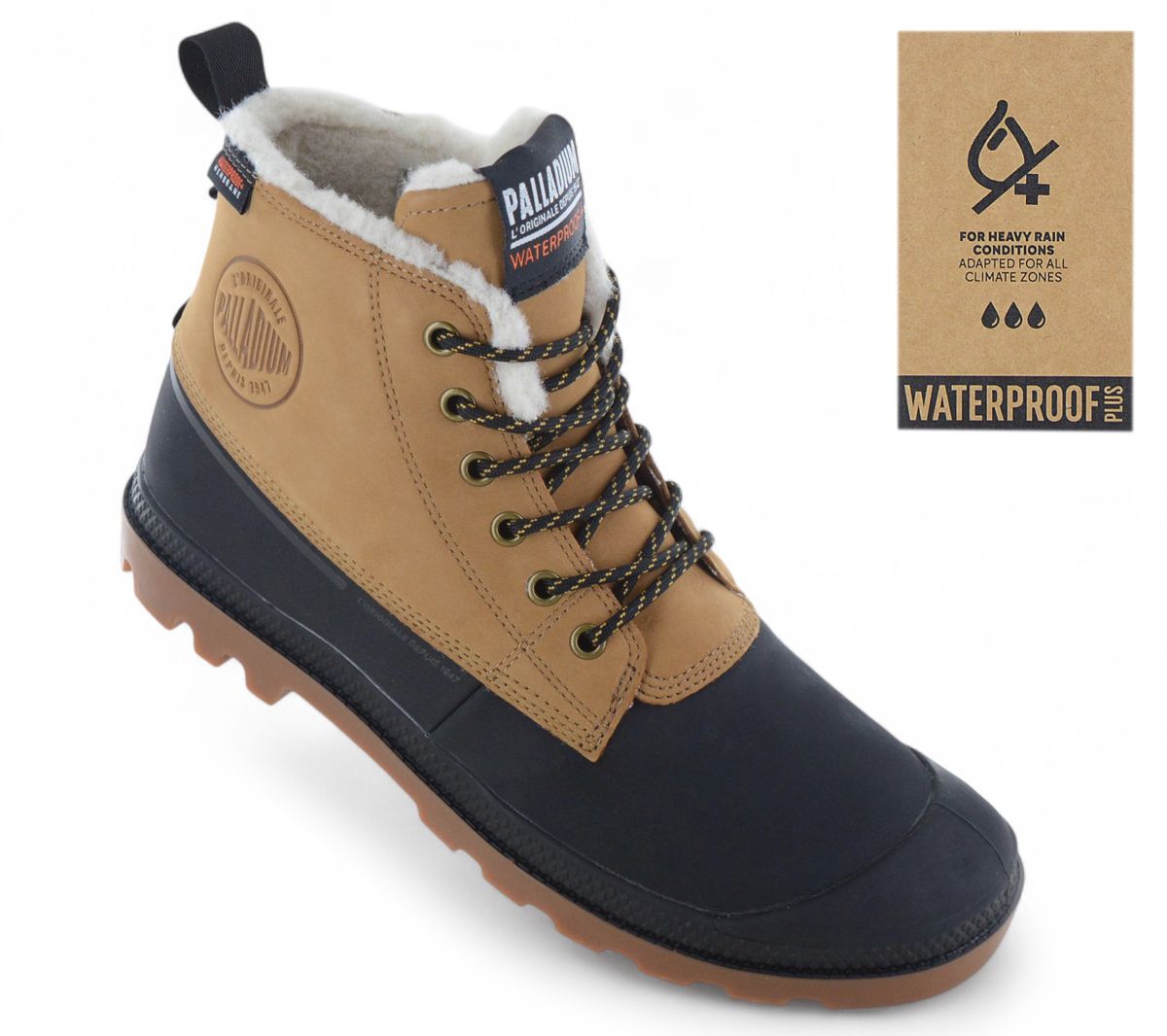 PALLADIUM Pampa Duck WL WP+ Waterproof - Winter Boots Brown  display picture 2