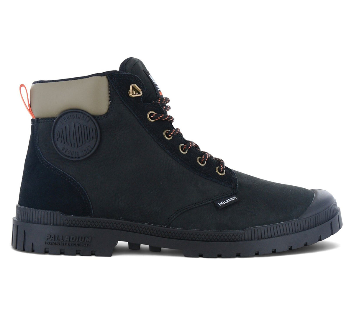 Palladium SP20 Cuff LTH WP+ - Herren Winter Stiefel Leder Schwarz 79568-008-M