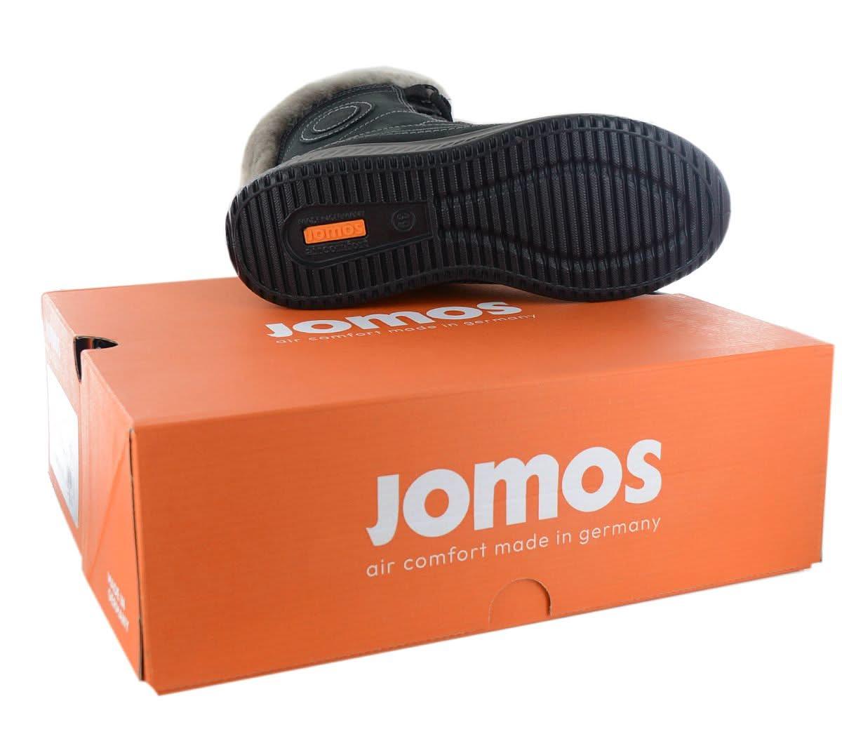 JOMOS Allegra 857513 - Damen Winter Stiefel mit Lammfell Gefüttert in Leder Schwarz - Brandstyle24