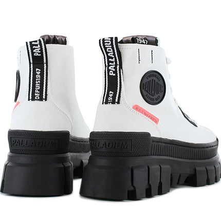 PALLADIUM Revolt HI TX - Bottes à plateforme pour femme Blanc 97242-116-M