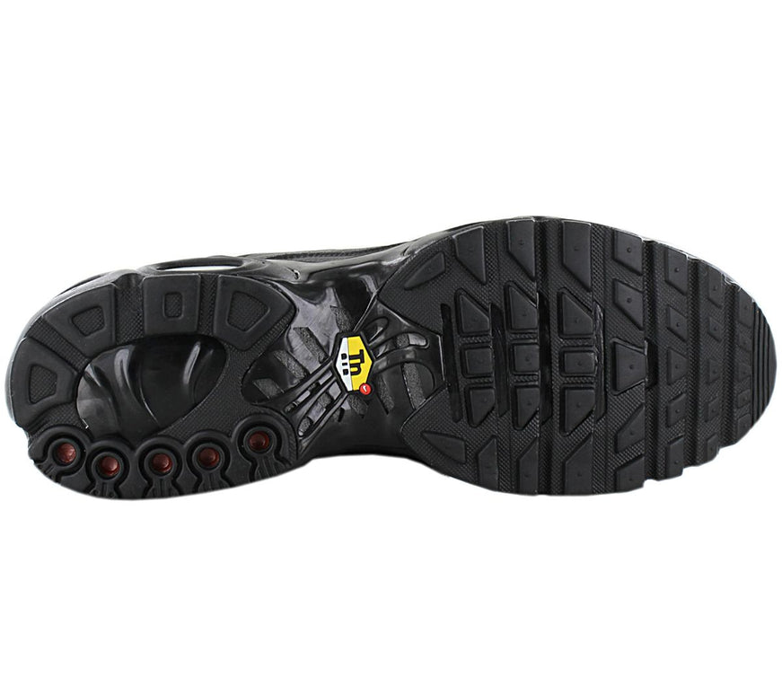Nike Air Max Plus TN Leather - Triple Negro - Zapatillas de deporte para hombre Schuhe Schwarz AJ2029-001